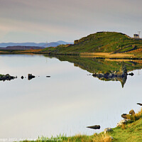 Buy canvas prints of Tranquil Dawn Moment on Loch a' Bhaile by Kasia Design