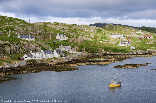 Fishing Boat, Ardinashaig, Scalpay, Outer Hebrides Picture Board by Kasia Design