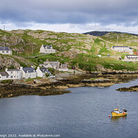 Buy canvas prints of Fishing Boat, Ardinashaig, Scalpay, Outer Hebrides by Kasia Design