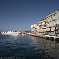 Buy canvas prints of Agios Nikolaos Harbour, Isle of Crete, Greece by Kasia Design