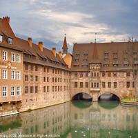 Buy canvas prints of Medieval Old Town, Nuremberg by Kasia Design