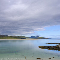 Buy canvas prints of Luskentyre Bay, Isle of Harris, Scotland by Kasia Design