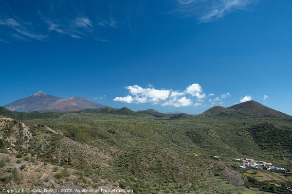 El Teide from Santiago del Teide, Tenerife, Spain Picture Board by Kasia Design