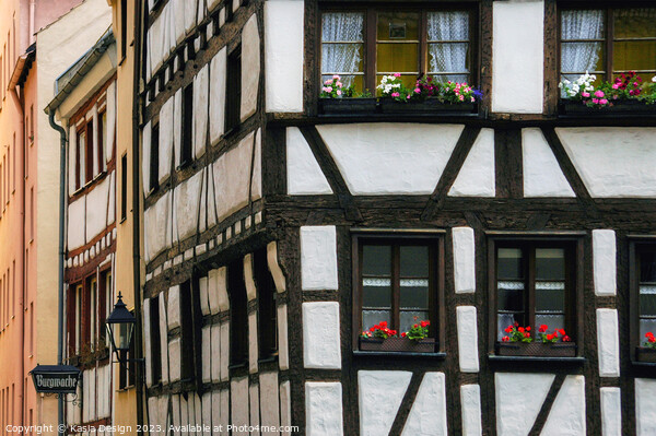 Old Town Houses, Nuremberg Picture Board by Kasia Design