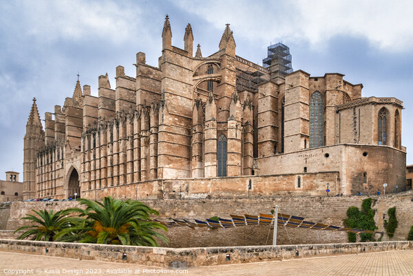Magnificent Gothic Cathedral of Palma de Majorca Picture Board by Kasia Design