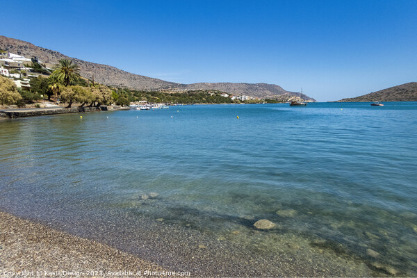 Turquoise Waters Elounda, Crete Picture Board by Kasia Design