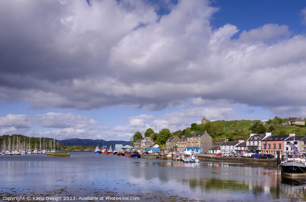 Pretty Tarbert Harbour on Loch Fyne Picture Board by Kasia Design