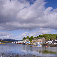Buy canvas prints of Pretty Tarbert Harbour on Loch Fyne by Kasia Design