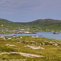 Buy canvas prints of Overlooking Castlebay on the Isle of Barra by Kasia Design