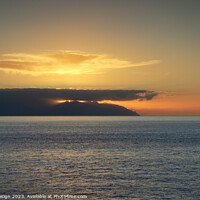 Buy canvas prints of Stunning La Gomera Sunset  by Kasia Design