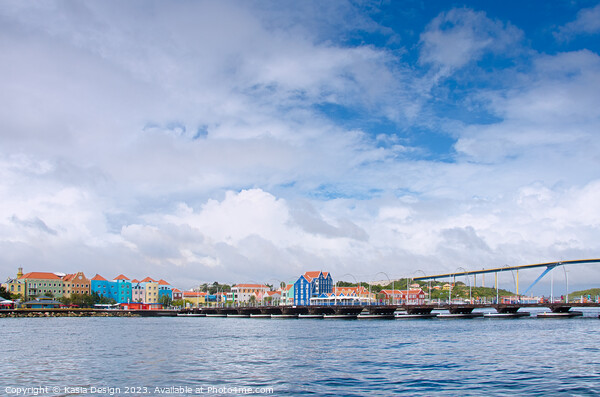 Colourful Willemstad  Picture Board by Kasia Design