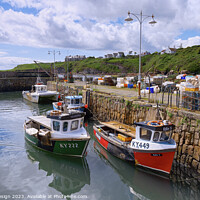 Buy canvas prints of Picturesque Crail Harbour by Kasia Design