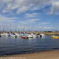 Buy canvas prints of Fisherrow Harbour, Musselburgh by Kasia Design
