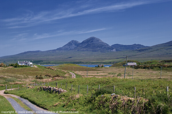 Rural Islay View across the Sound to Jura Picture Board by Kasia Design