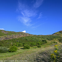 Buy canvas prints of Arthur's Seat in Holyrood Park by Kasia Design