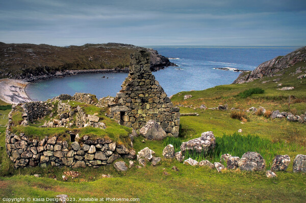 Hebridean Historic Past Picture Board by Kasia Design