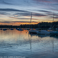 Buy canvas prints of Dusk Light on the Marina by Kasia Design