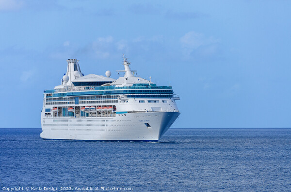 Vision of the Seas in Bonaire Waters Picture Board by Kasia Design