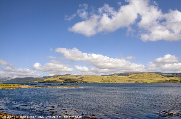 Glorious Day on Loch Fyne Picture Board by Kasia Design