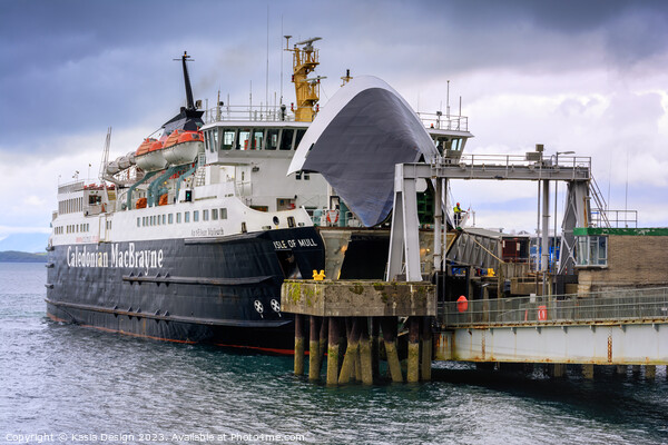 MV Isle of Mull arriving at Craignure Picture Board by Kasia Design