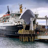 Buy canvas prints of MV Isle of Mull arriving at Craignure by Kasia Design