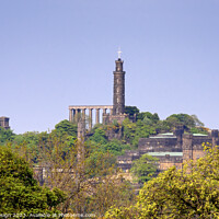 Buy canvas prints of Calton Hill Monuments by Kasia Design