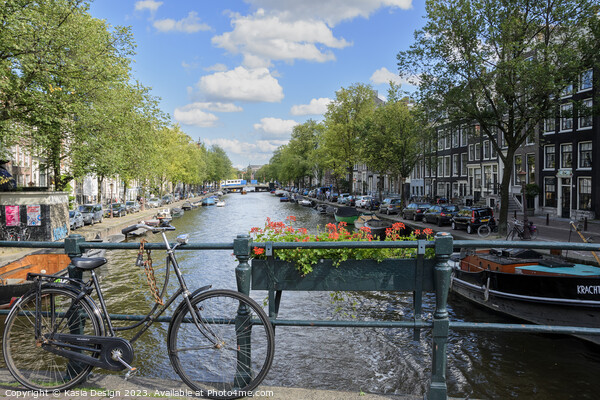 Amsterdam Grachten Picture Board by Kasia Design
