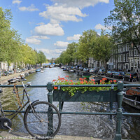 Buy canvas prints of Amsterdam Grachten by Kasia Design