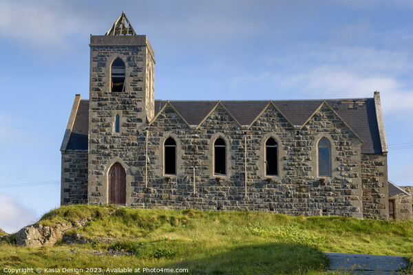 Church Ruins in Castlebay Picture Board by Kasia Design