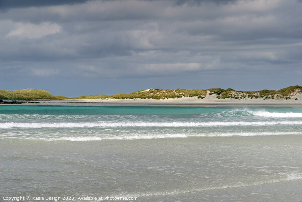 Turquoise Waters on North Uist Picture Board by Kasia Design