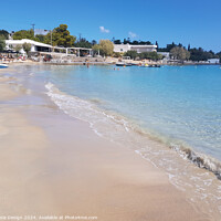 Buy canvas prints of Ammoudi Beach Agios Nikolaus Crete by Kasia Design