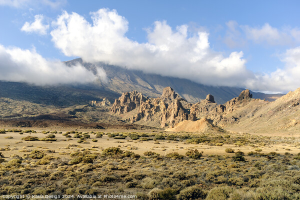 Majestic Mount Teide from Las Canadas Picture Board by Kasia Design