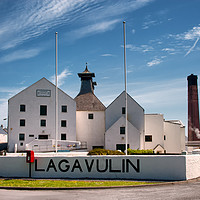 Buy canvas prints of Lagavulin Distillery, Isle of Islay, Scotland by Kasia Design