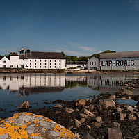 Buy canvas prints of Laphroaig Distillery, Islay, Scotland by Kasia Design