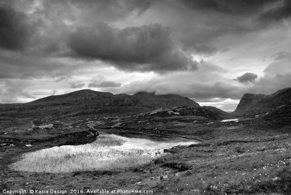 The Lochan, Isle of Harris, Outer Hebrides Picture Board by Kasia Design