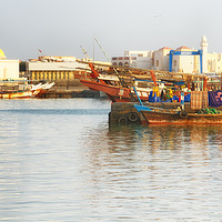 Buy canvas prints of Al Khwar Harbour, Qatar by Kasia Design