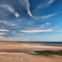 Buy canvas prints of West Sands Beach St Andrews by Kasia Design