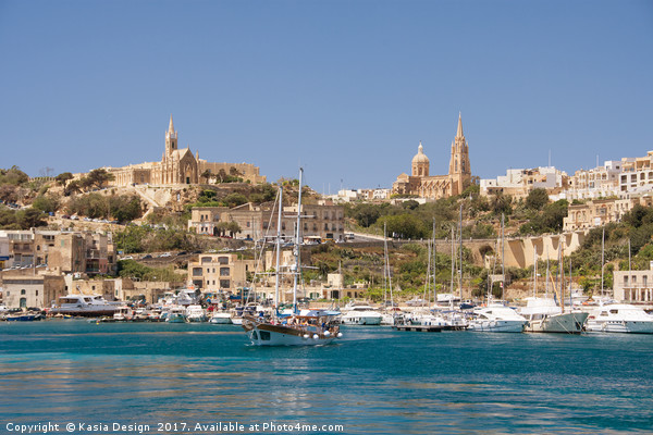 Mġarr Harbour, Gozo, Republic of Malta Picture Board by Kasia Design