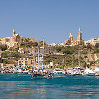 Buy canvas prints of Mġarr Harbour, Gozo, Republic of Malta by Kasia Design