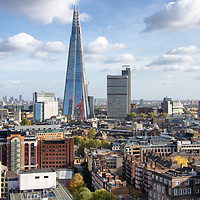 Buy canvas prints of The Shard, London by Kasia Design