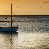 Buy canvas prints of Dream Boat at Dusk by Kasia Design