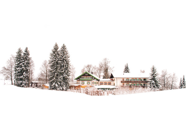 Alpine Winter Dream Picture Board by Kasia Design
