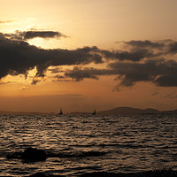Buy canvas prints of Palma Bay Sunset by Kasia Design