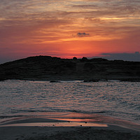 Buy canvas prints of Formentera Sunset, Balearic Islands, Spain by Kasia Design
