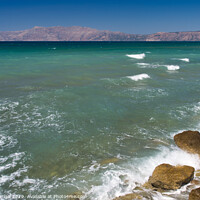 Buy canvas prints of Waves on a Roll, Kissamos, Crete, Greece by Kasia Design