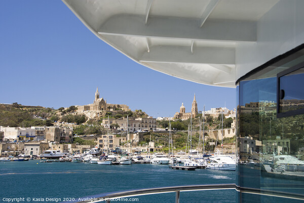 Arriving at Mġarr Harbour, Gozo Picture Board by Kasia Design