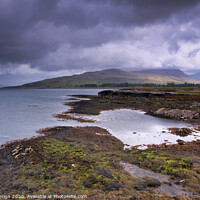 Buy canvas prints of Rain Approaching over the Sound of Mull by Kasia Design