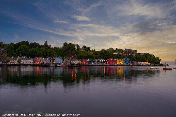 Early Evening, Tobermory , Isle of Mull Picture Board by Kasia Design