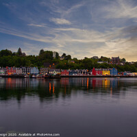 Buy canvas prints of Early Evening, Tobermory , Isle of Mull by Kasia Design