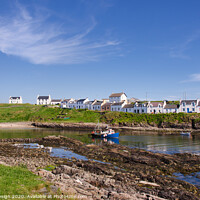 Buy canvas prints of Summer Day at Portnahaven by Kasia Design